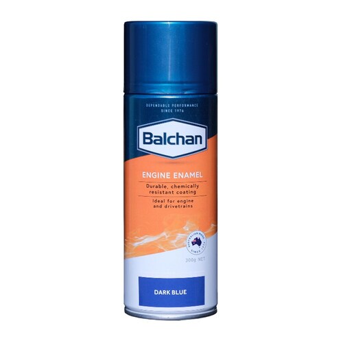 Balchan High-Performance Engine Enamel Paint With Ceramic Dark Blue 300g Aerosol BAL102013