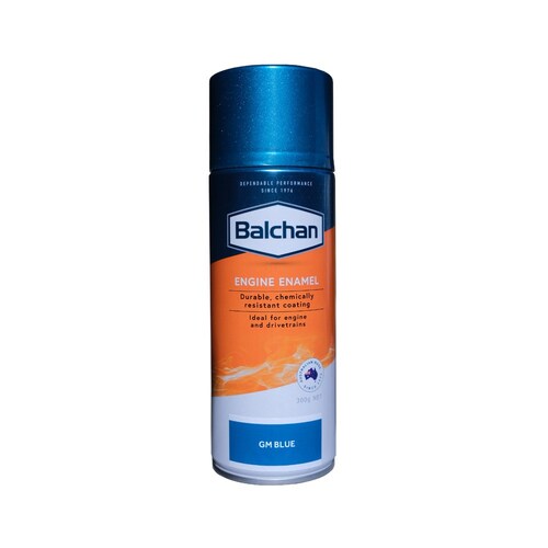 Balchan High-Performance Engine Enamel Paint With Ceramic GM Inspired Blue 300g Aerosol BAL102017