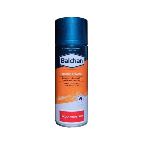 Balchan High-Performance Engine Enamel Paint With Ceramic Holden Inspired Rocket Red 300g Aerosol BAL102022