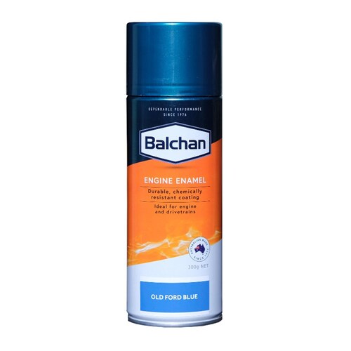 Balchan High-Performance Engine Enamel Paint With Ceramic Old Ford Inspired Blue 300g Aerosol BAL102024