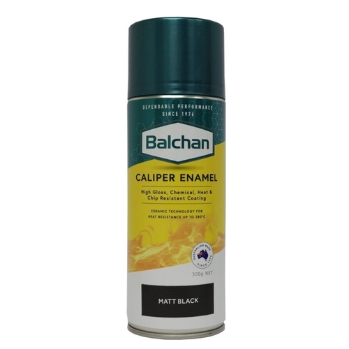 Balchan Caliper Spray Paint Matt Black 300g Aerosol BAL104105
