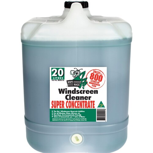 BAR'S BUGS Windscreen Cleaner Super Concentrate 20L BB20L-SC