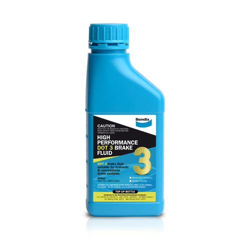 Bendix Brake Fluid Dot 3 500ml BBF3-500ML