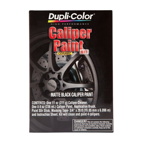 Dupli-Color Caliper Paint Satin Black 340g Aerosol BCP402