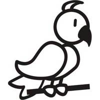 Genuine My Family Sticker - Bird Facing Left