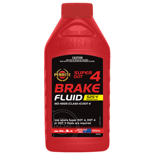 Penrite Brake Fluid Super DOT 4 500mL BF0005