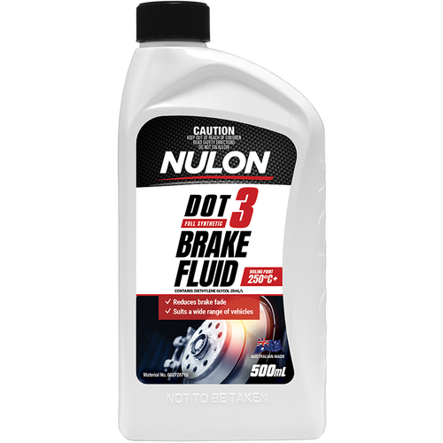 Nulon DOT 3 Brake Fluid 500ml BF3