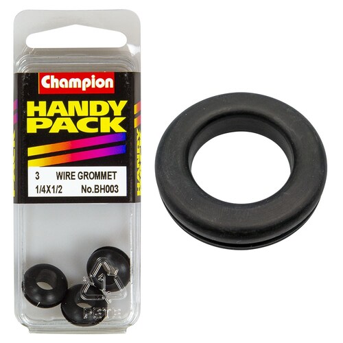 Champion Parts Wiring Grommets Rubber M6 x 12 x 14mm BH003