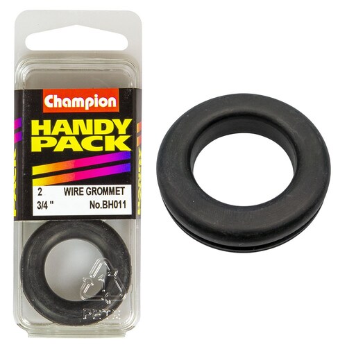 Champion Fasteners Pack Of 2 Nitrile Rubber Wiring Grommets - M19 X 24 X 33Mm BH011