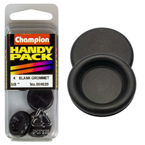 Champion Fasteners Pack Of 4 16Mm Nitrile Rubber Blanking Grommets BH020