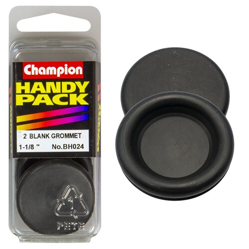 Champion Fasteners Pack Of 2 28Mm Nitrile Rubber Blanking Grommets BH024