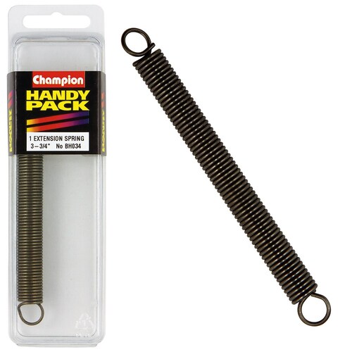 Champion Fasteners Pack Of 1 Steel Extension Spring - 95 X 12 X 1.4Mm BH034