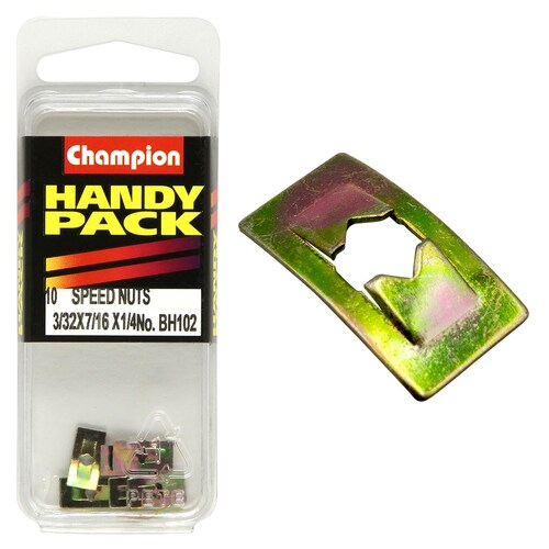 Champion Fasteners Pack of 5 Inner U-Type Captive Speed Nuts BH102