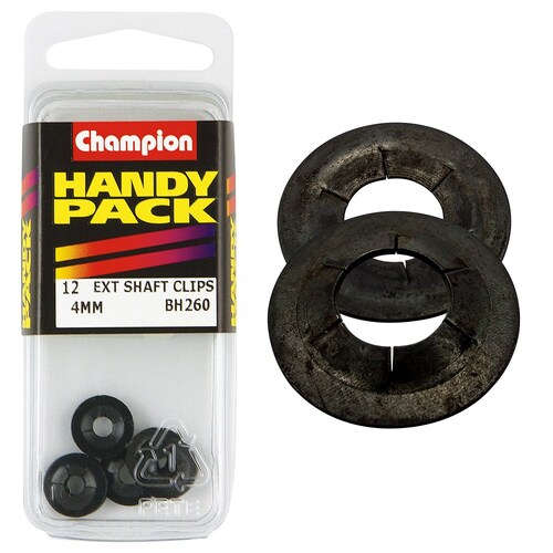 Champion Fasteners Pack Of 12 External Shaft Clips/Lock Rings 12PK BH260