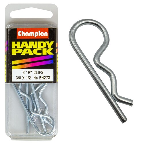Champion Fasteners Pack Of 3 R-Clips 3PK BH273