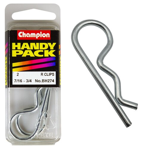 Champion Fasteners Pack Of 2 R-Clips 2PK BH274
