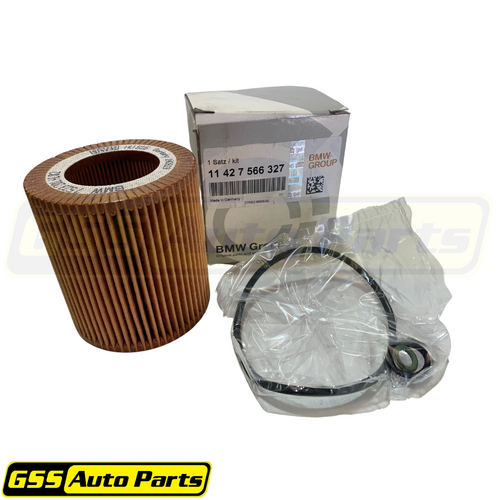 Genuine BMW Oil Filter 11427566327 eq to WCO93 R2673P