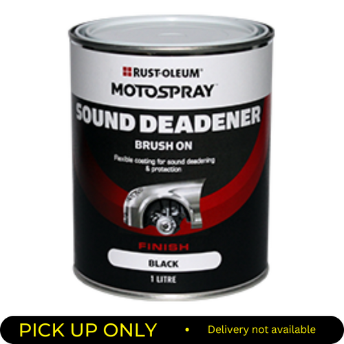 Rustoleum  Motospray Sound Deadener - Brush On Black 1kg  BO1 BO1 