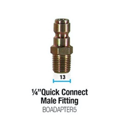 Bowden's Own 1/4 Quick Connect Male Fitting Adapter BOADAPTER5