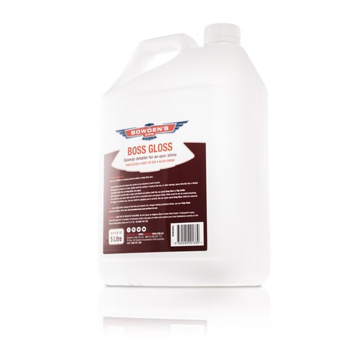 Bowden's Own Boss Gloss Car Detailing Spray 5L BOBOSS5L
