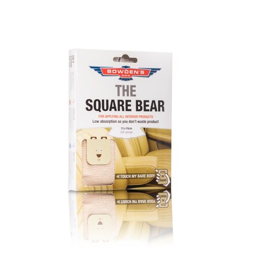 Bowden's Own Square Bear Car Cleaning Sponge BOSBEAR