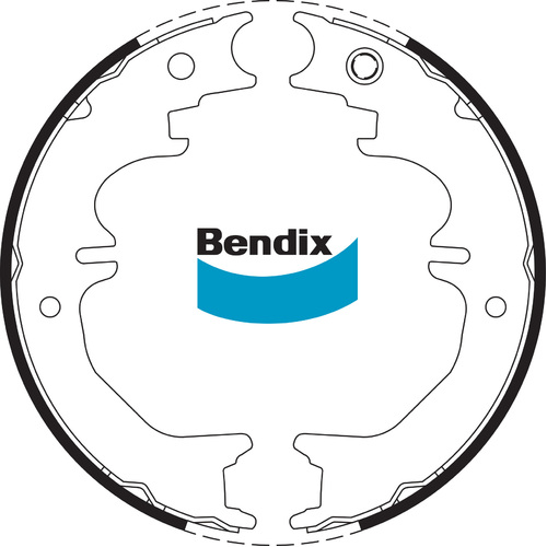 Bendix Handbrake Shoe Set BS1744