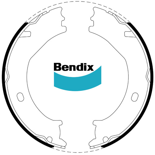 Bendix Handbrake Shoe Set BS1837