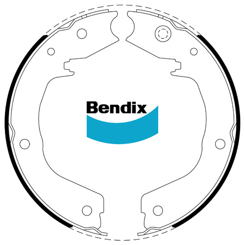 Bendix Handbrake Shoe Set BS1860