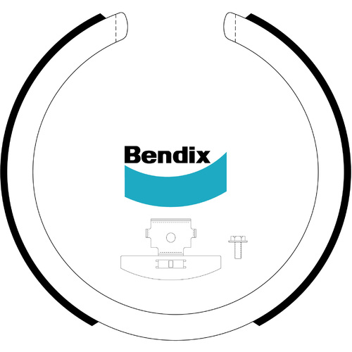 Bendix Handbrake Shoe (1 Single Side) BS3241