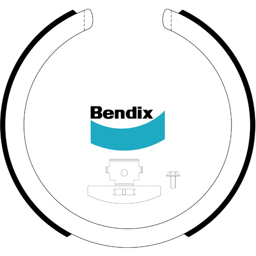 Bendix  Handbrake Shoe (1 Single Side)    BS3241  