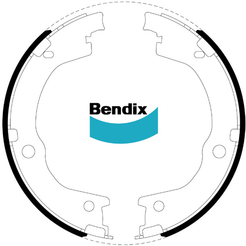 Bendix Handbrake Shoe Set BS5095