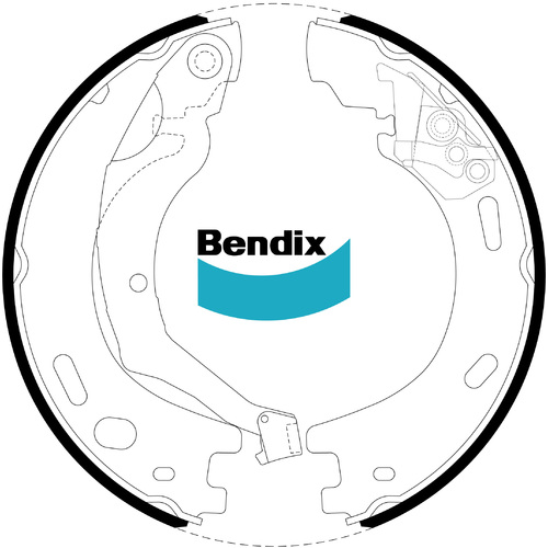 Bendix Handbrake Shoe Set BS5097