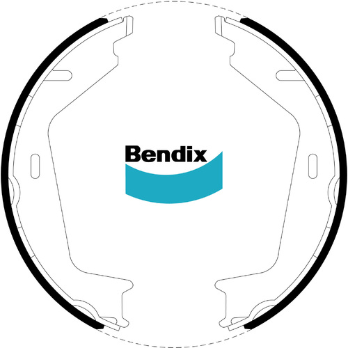 Bendix  Handbrake Shoe Set    BS5098  