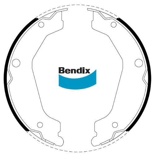 Bendix Handbrake Shoe Set BS5253