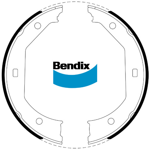 Bendix Handbrake Shoe Set BS5255