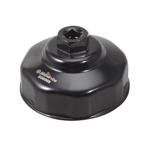 Bikeservice Cup Oil Filter Wrench 76mm-8f BS6665 BS6665