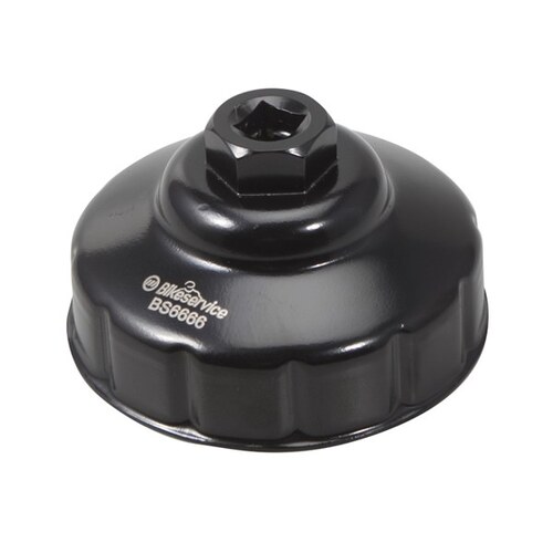 Bikeservice Cup Oil Filter Wrench 76mm-12f BS6666 BS6666