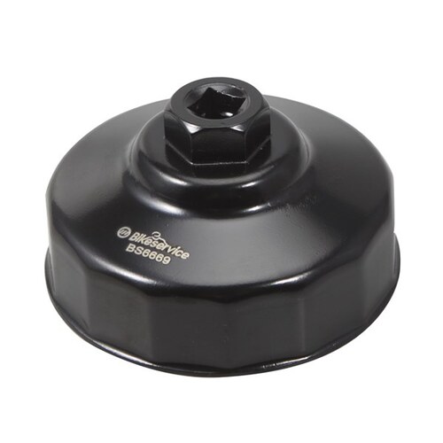 Bikeservice Cup Oil Filter Wrench 80mm-15f BS6669 BS6669