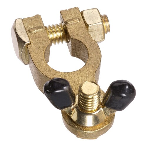 Projecta Brass Wingnut Terminal Clamp, Negative BT14-N1