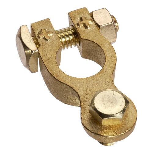 Projecta Brass Stud Terminal Clamp, Positive BT142-P1