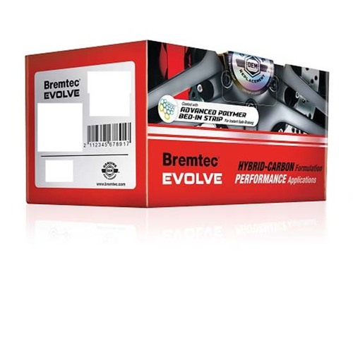 Bremtec Rear Hybrid-carbon High Performance Brake Pads BT1485EV550 DB1671