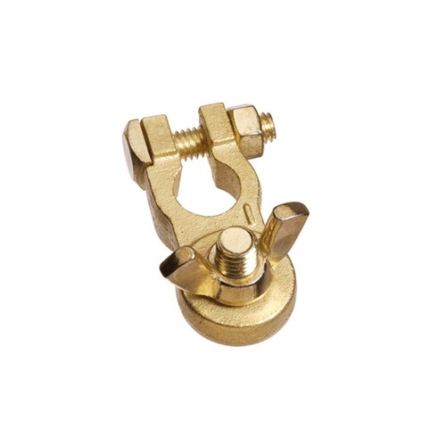 Projecta Brass Heavy Duty Wingnut Terminal Clamp, Negative BT14H-N1