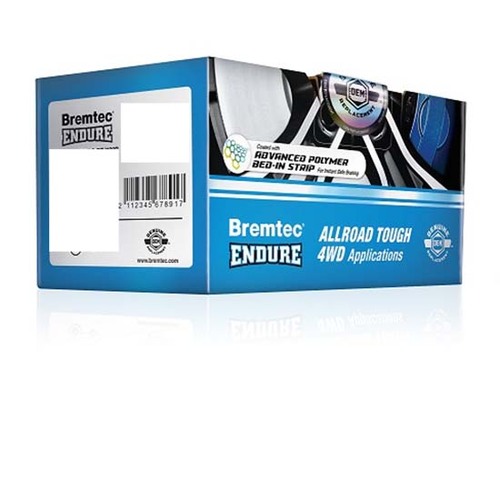 Bremtec Front 4wd Tough Brake Pads BT1518E DB1468
