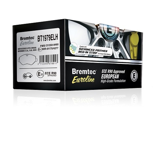 Bremtec Front Euroline High-grade Brake Pads BT2028ELH DB1998 suits MONDEO IV, FREELANDER II, VOLVO S60, S80, V70