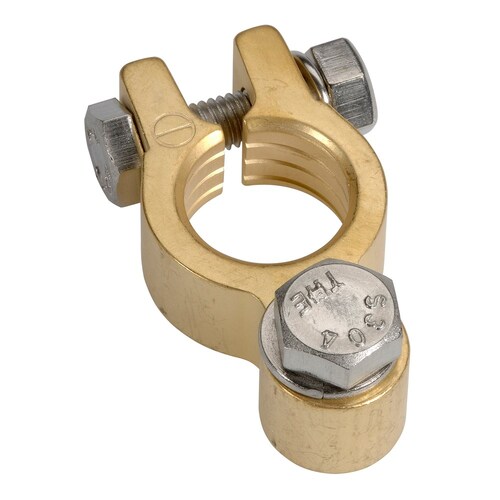Projecta Forged Brass Stud Terminal Clamp, Negative BT642-N1