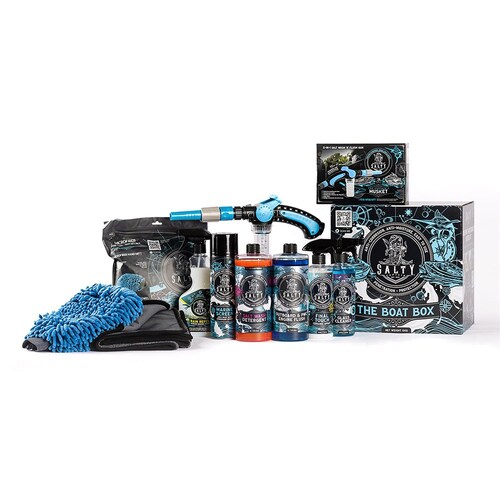 Salty Captain Boat Box With Wash And Flush Musket Salt Engine Rain Repel Marine Screen - Detbbox1L