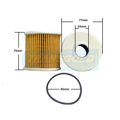 Transgold Cartridge Oil Filter R2598P CF2598