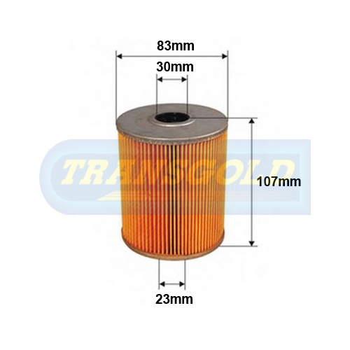 Transgold Cartridge Oil Filter R2600P CF2600