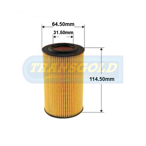 Transgold Cartridge Oil Filter R2606P CF2606