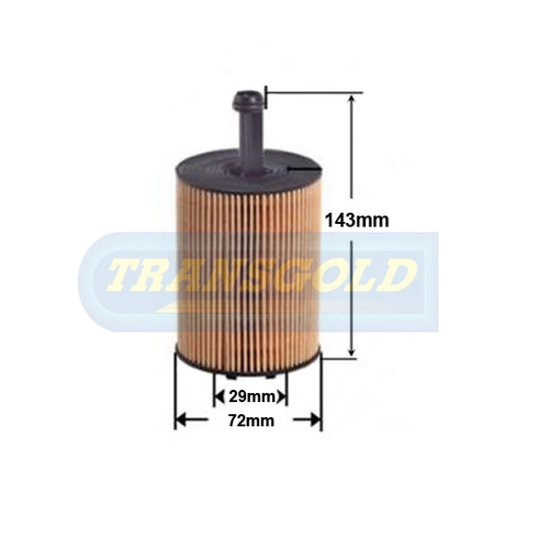 Transgold Cartridge Oil Filter R2615P CF2615